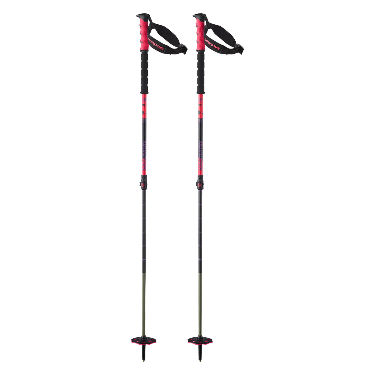 2026-2027 SALOMON STEEP PRO VARIO S3 CARBON SKI POLES UNISEX